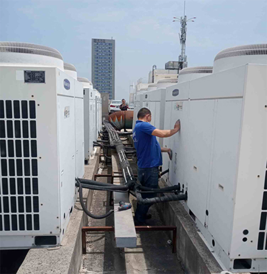 金川中央空调制热和不制冷系统维修方法